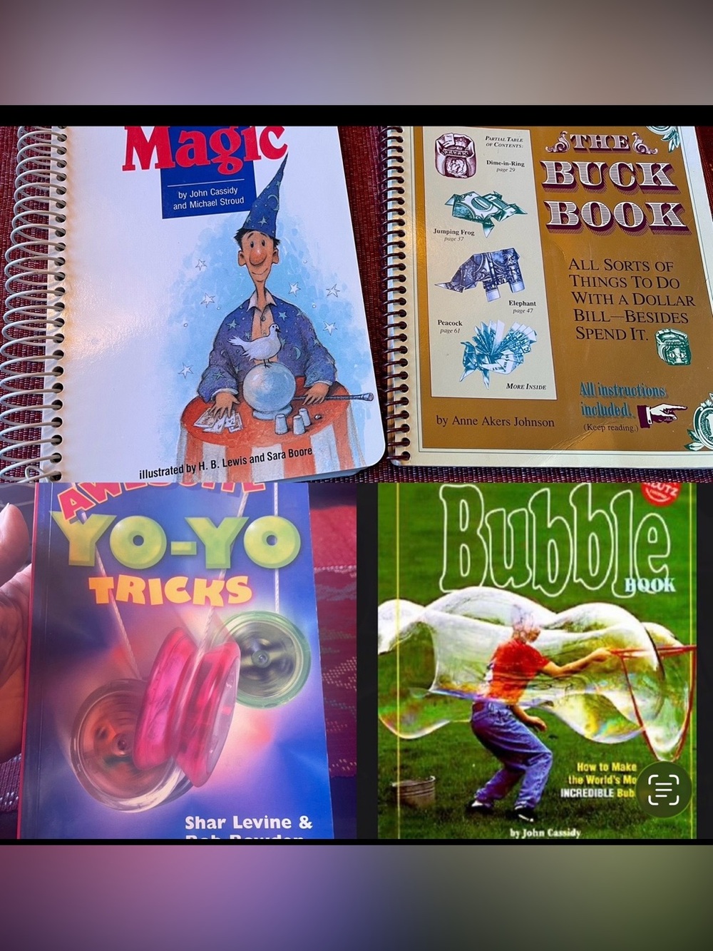 4 fun books, Klutz-activities